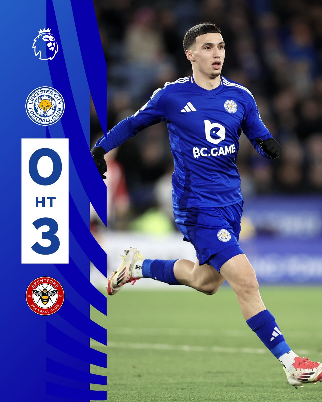  半場0-3！萊斯特若不進(jìn)球輸球，將主場6連敗0進(jìn)球創(chuàng)歷史最糟戰(zhàn)績