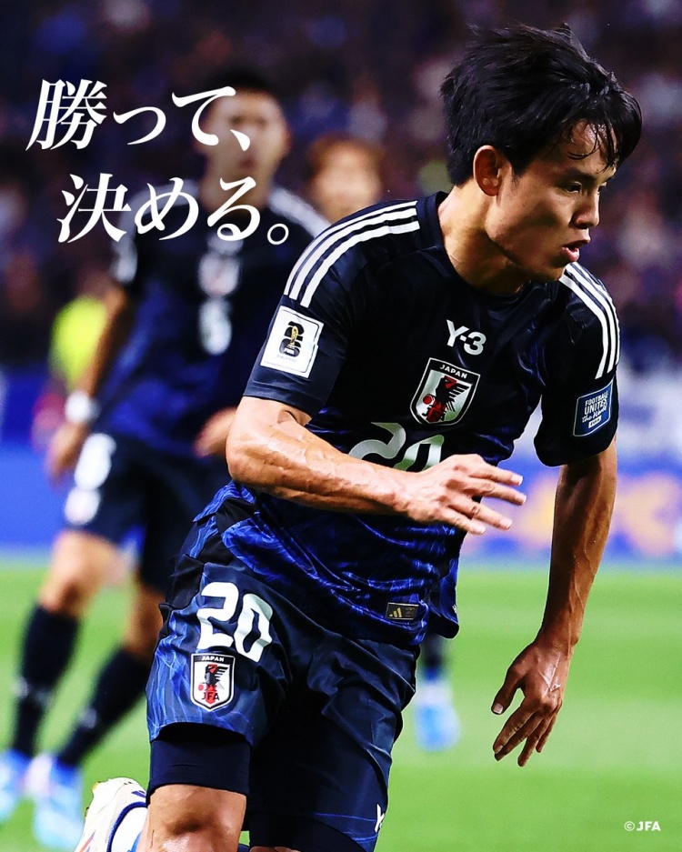  日本隊曬久保建英等球員海報預熱對陣巴林，獲勝將提前出線