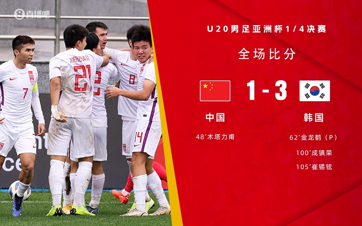  復(fù)仇！U22國足絕殺復(fù)仇韓國，2年前U20亞洲杯加時憾負無緣世青賽