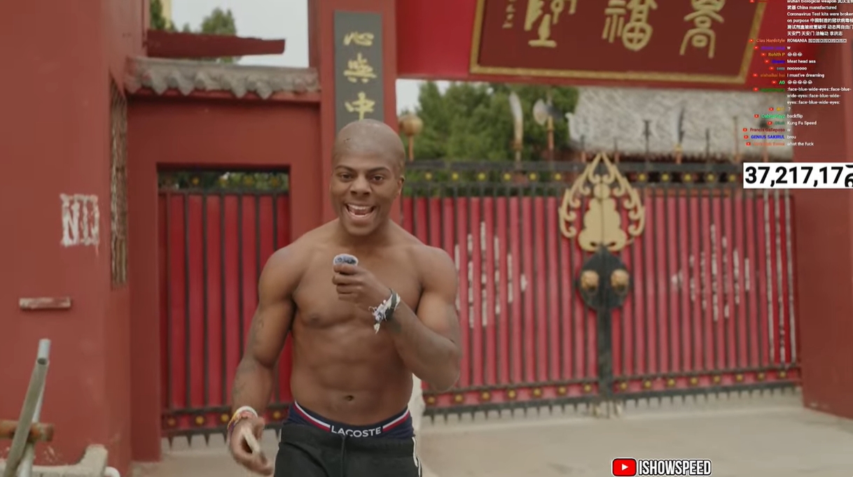  光頭造型！Speed中國行來到鄭州少林寺，上香拜佛學(xué)功夫