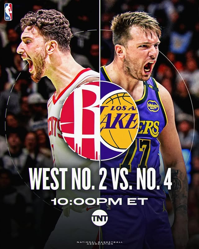  狂野西部焦點大戰(zhàn)！NBA官方發(fā)布火湖大戰(zhàn)海報：申京VS東契奇