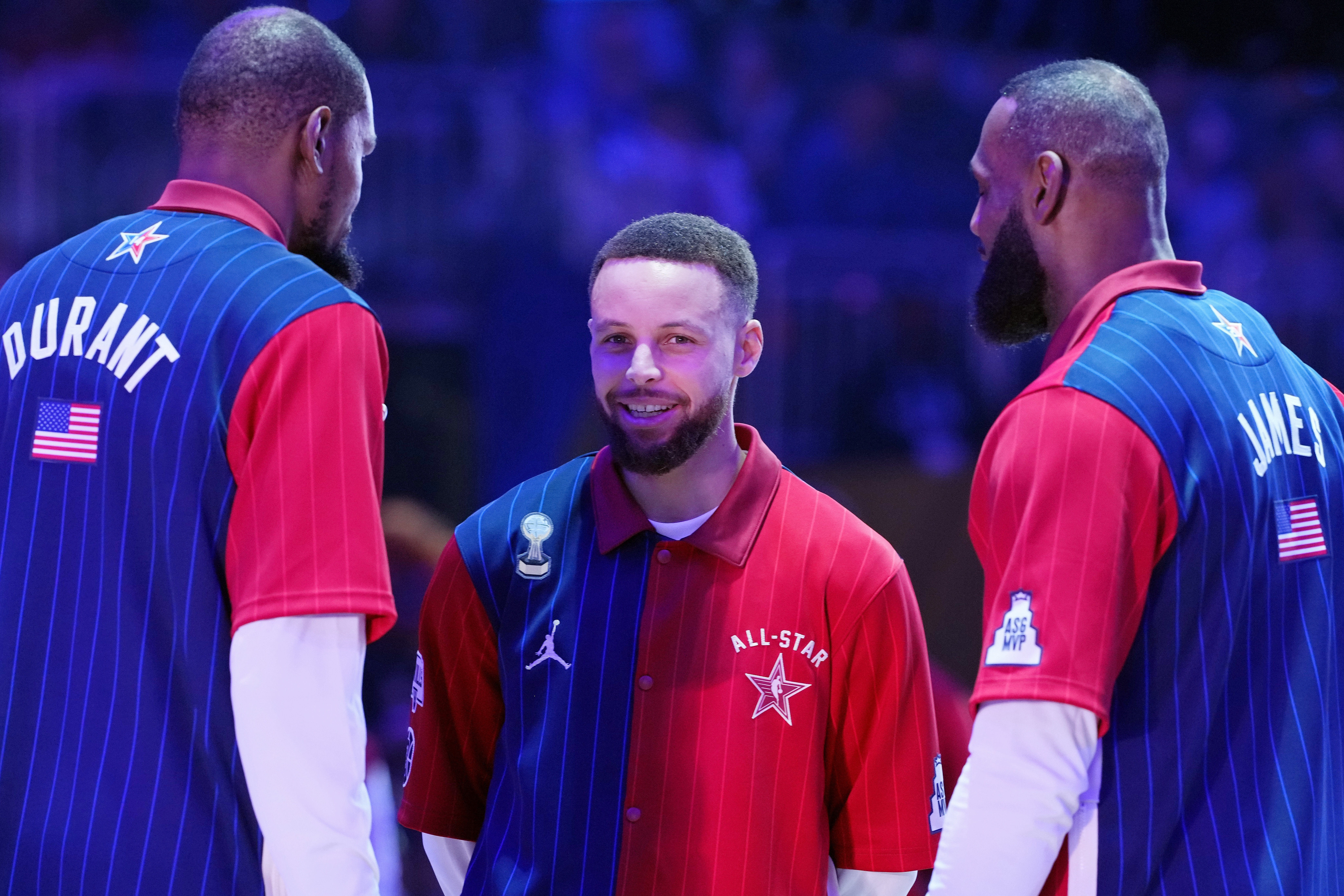  美國(guó)隊(duì)！NBA全明星正賽選人：詹杜庫(kù)眉+哈登+綠軍雙探花同隊(duì)